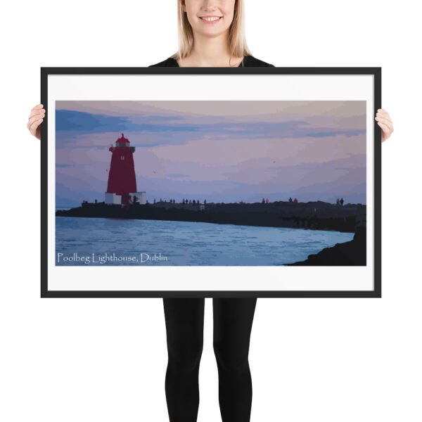 Poolbeg Lighthouse, Framed poster