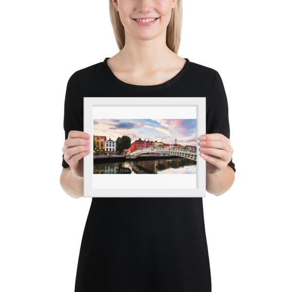 Ha'penny Bridge Framed poster - Image 6