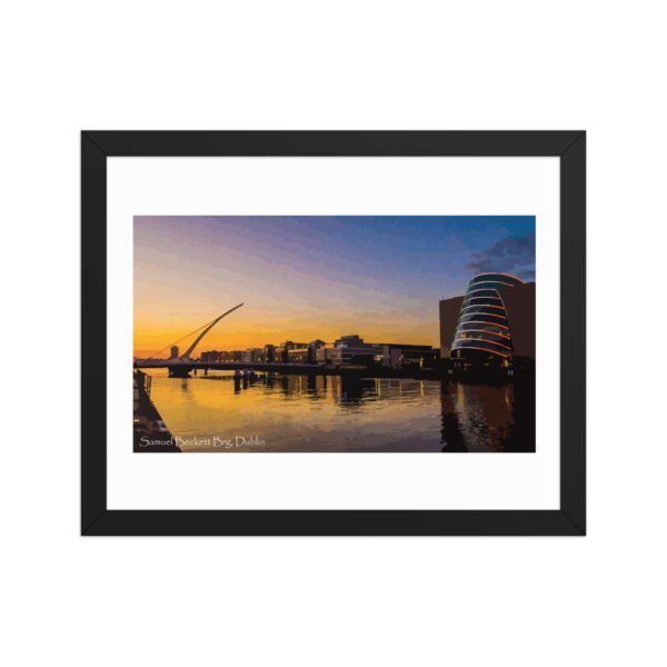 Samuel Beckett  Bridge, Framed poster - Image 3