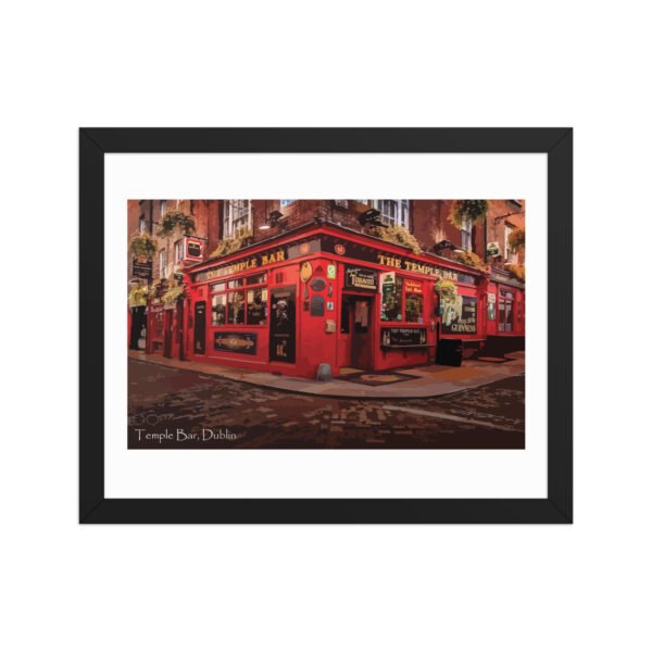 Temple Bar, Framed poster - Image 3