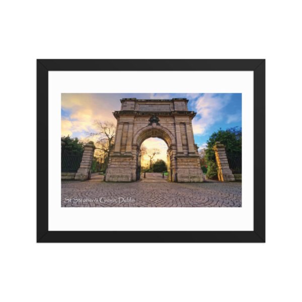 Saint Stephen's Green, Framed poster - Image 3