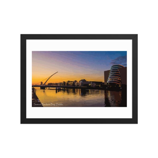 Samuel Beckett  Bridge, Framed poster - Image 4