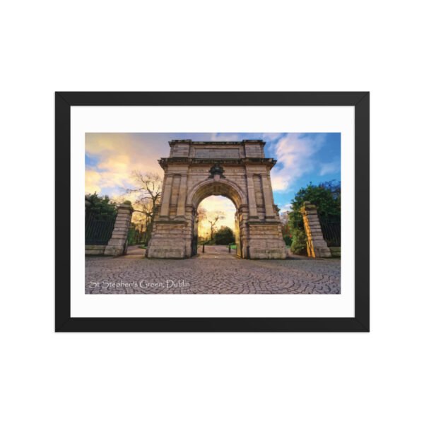 Saint Stephen's Green, Framed poster - Image 4
