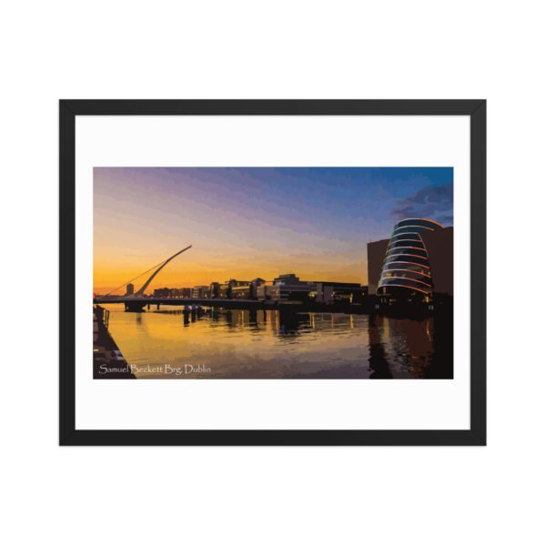 Samuel Beckett  Bridge, Framed poster - Image 5