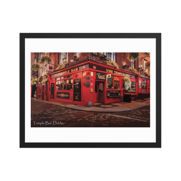 Temple Bar, Framed poster - Image 5