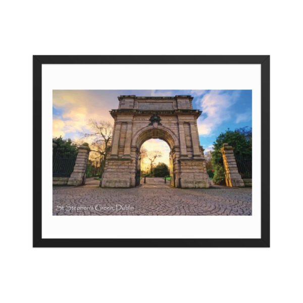 Saint Stephen's Green, Framed poster - Image 5