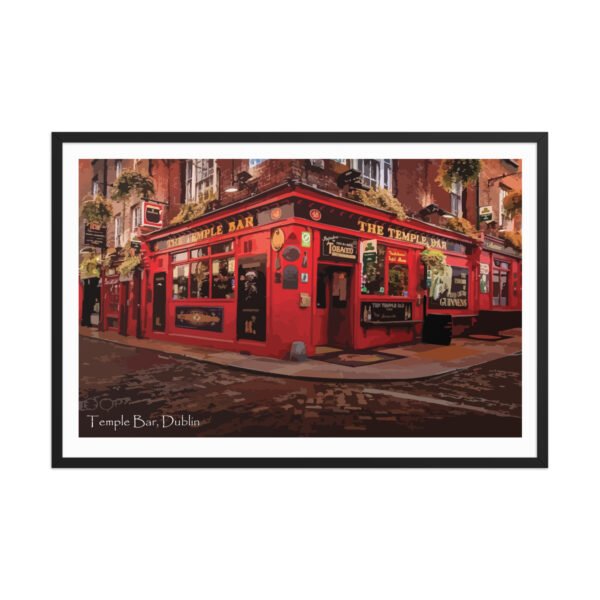 Temple Bar, Framed poster