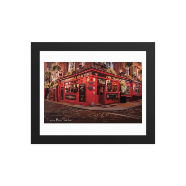 Temple Bar, Framed poster - Image 2