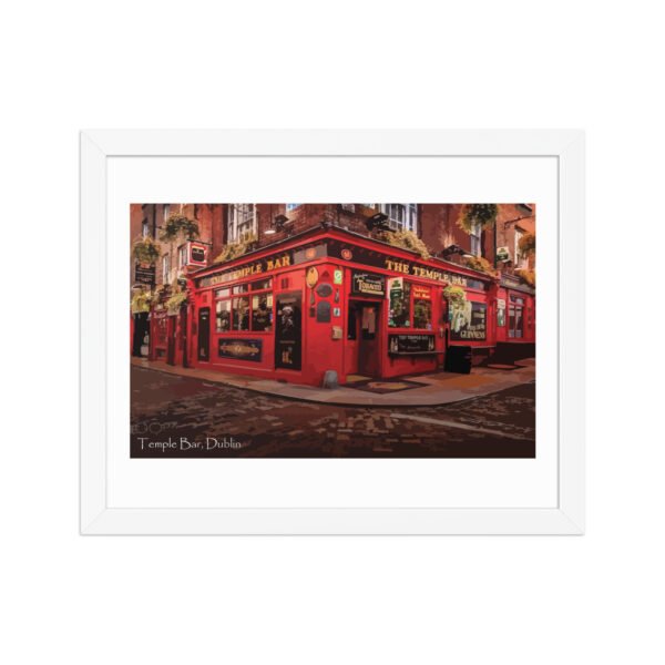 Temple Bar, Framed poster - Image 7