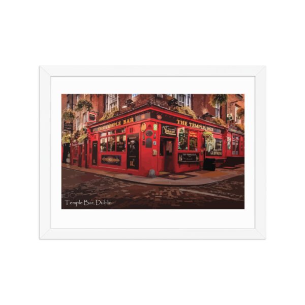 Temple Bar, Framed poster - Image 8