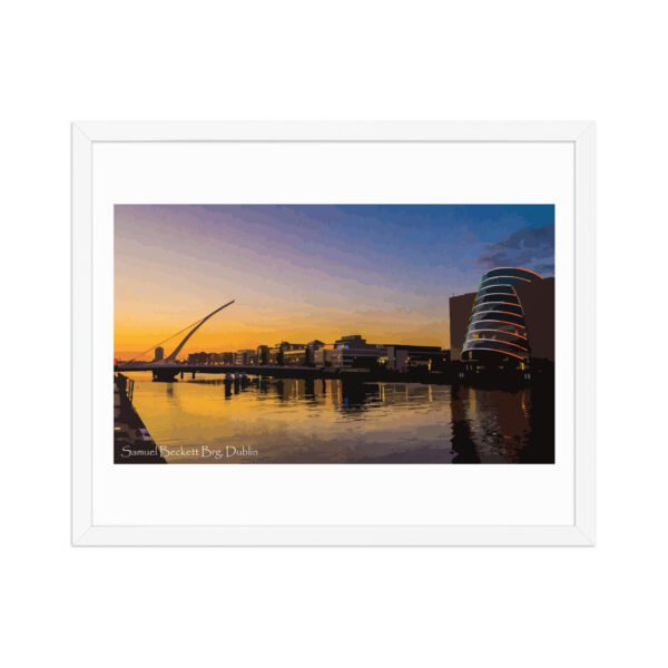 Samuel Beckett  Bridge, Framed poster - Image 9