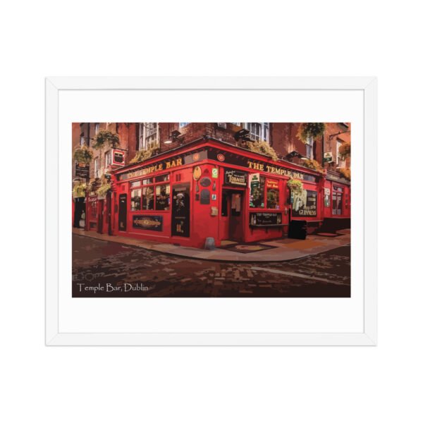 Temple Bar, Framed poster - Image 9