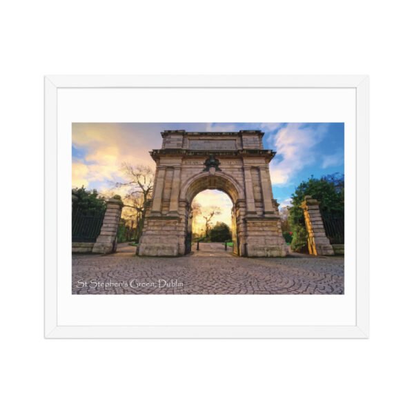 Saint Stephen's Green, Framed poster - Image 9
