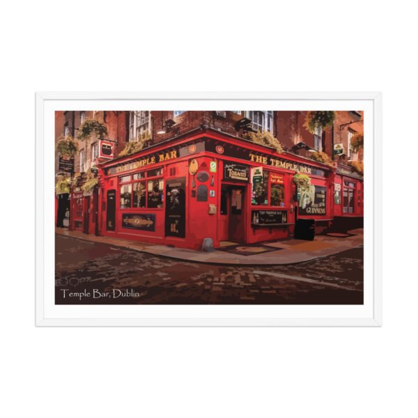 Temple Bar, Framed poster - Image 10