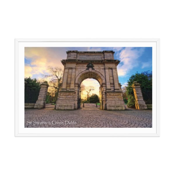Saint Stephen's Green, Framed poster - Image 10