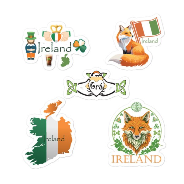 Ireland's Bubble-free stickers