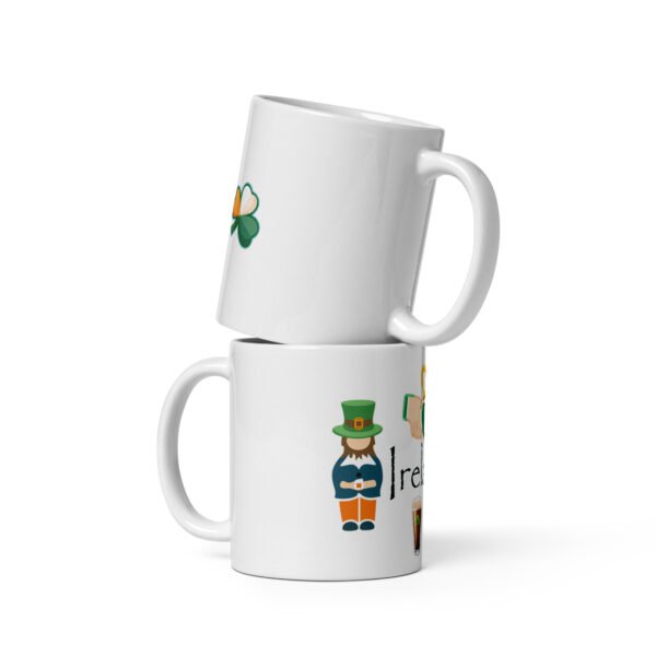 Ireland White glossy mug - Image 8