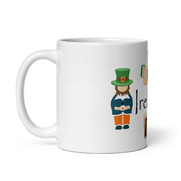 Ireland White glossy mug - Image 3