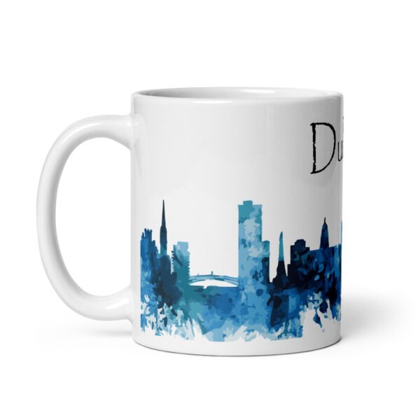 Dublin White glossy mug - Image 3