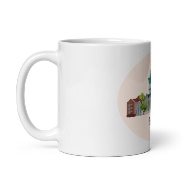 Galway White glossy mug - Image 3