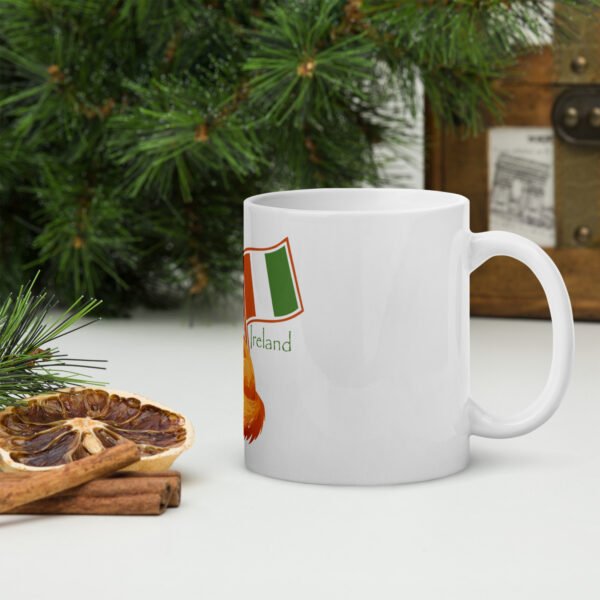 Fox White Glossy Mug - Image 3