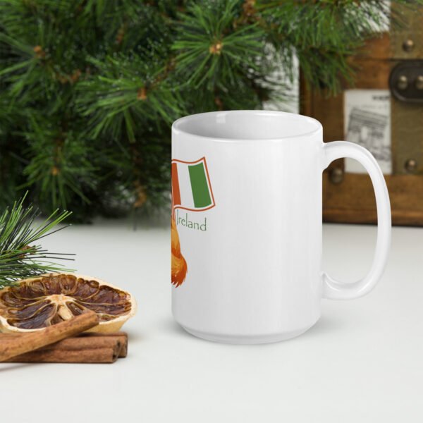 Fox White Glossy Mug - Image 6