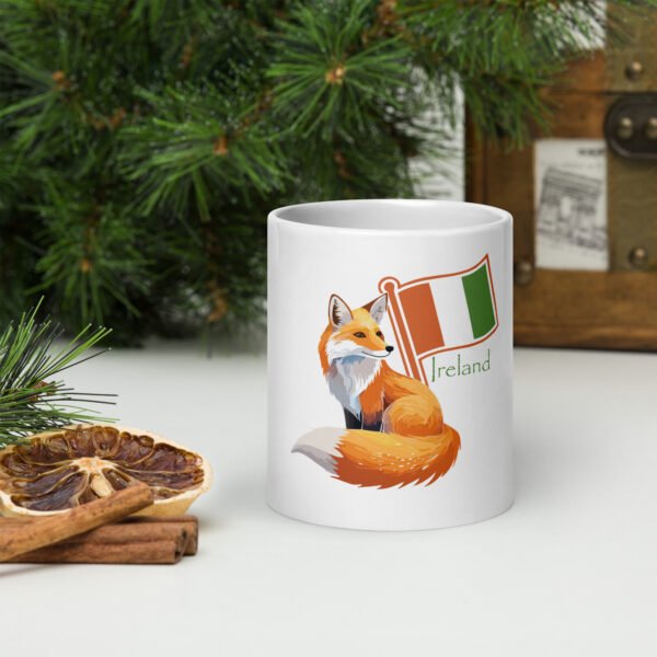 Fox White Glossy Mug