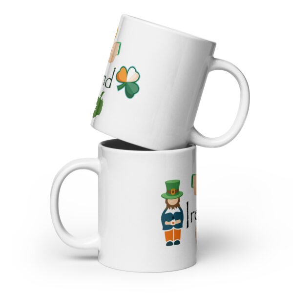 Ireland White glossy mug - Image 7