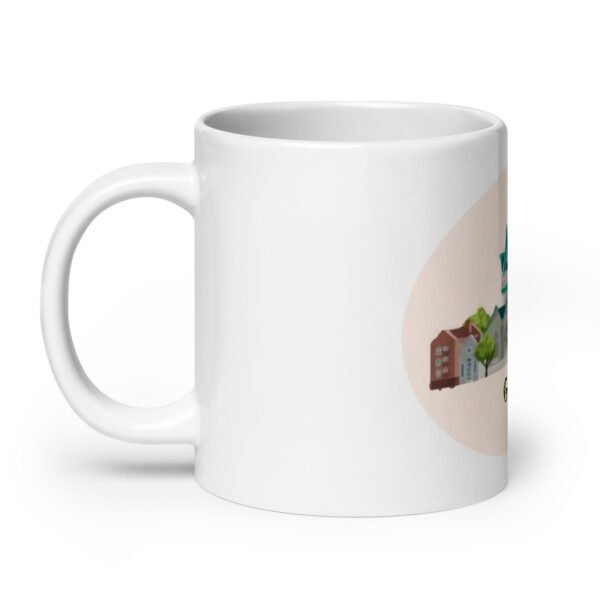 Galway White glossy mug - Image 9